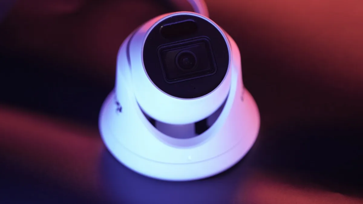 Professional turret CCTV camera with night vision